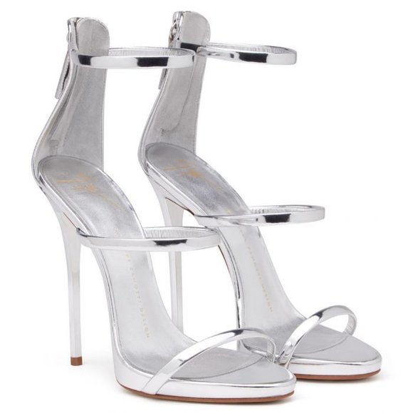 Giuseppe Zanotti Shoes - ❌SOLD❌Giuseppe Zanotti Harmony Silver Leather